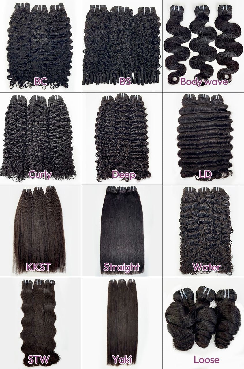 Raw Human Hair Bundles