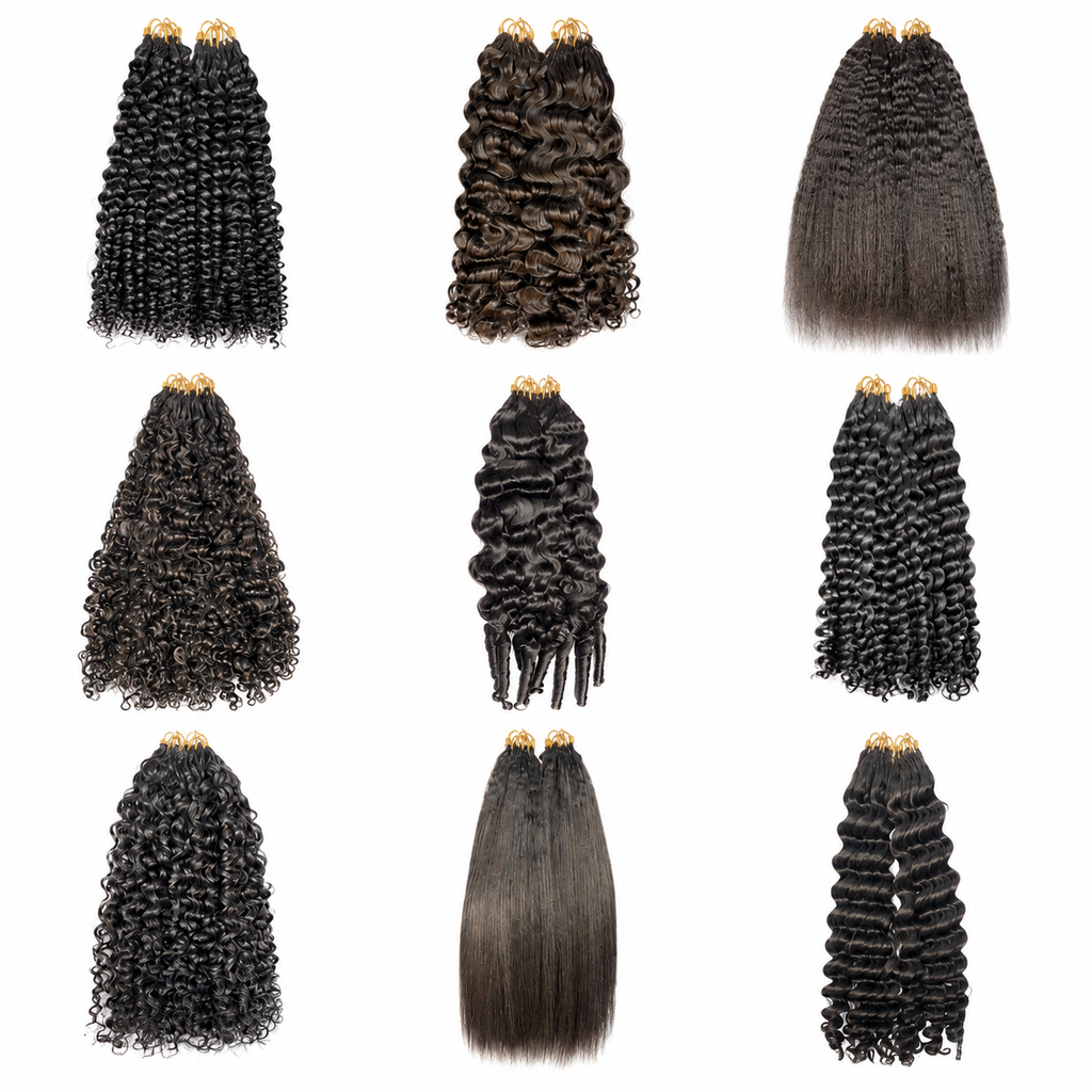 Crochet Feather Human Hair