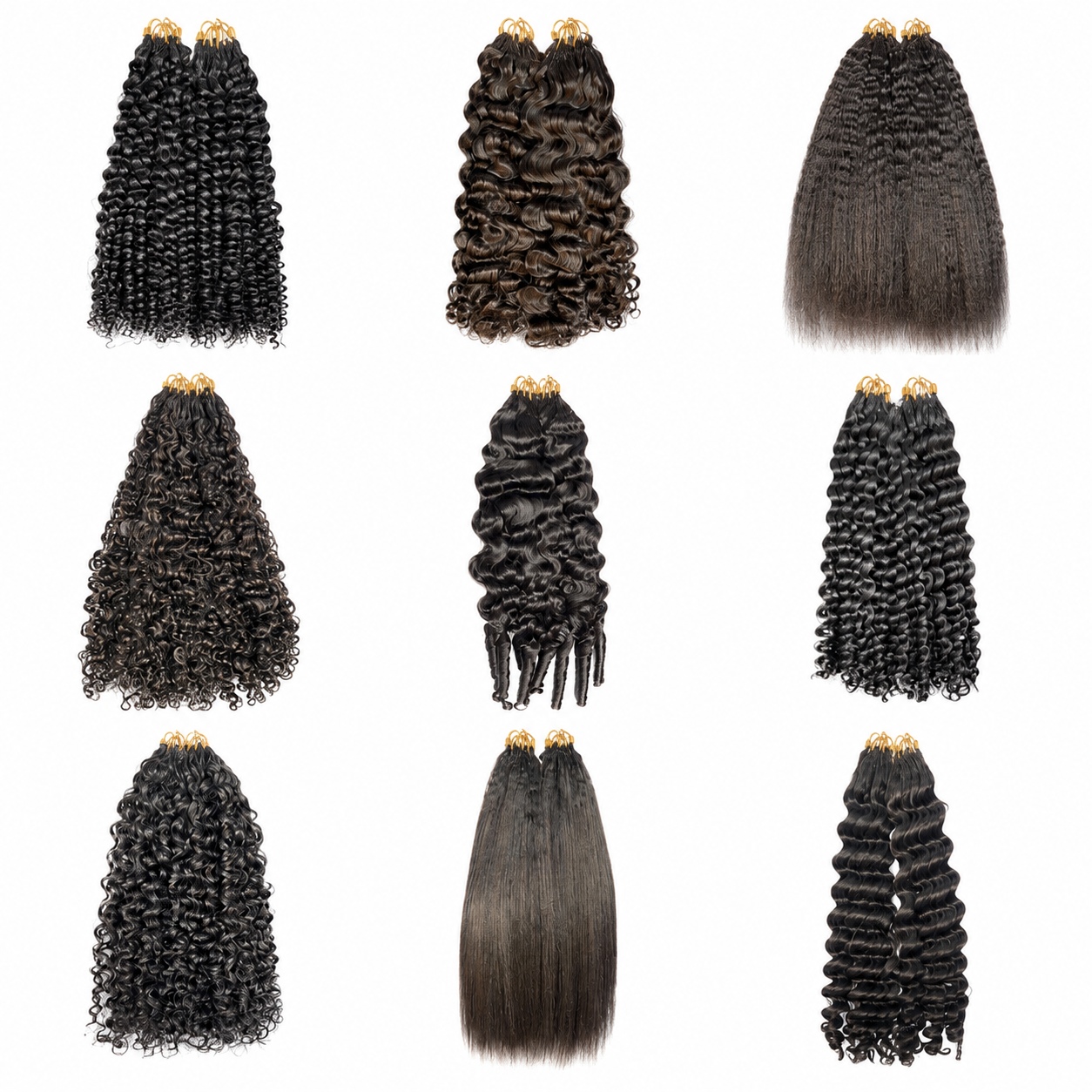 Crochet Feather Human Hair